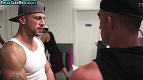 Gym Gay Rimmed And Fucked By Muscular Stud