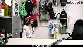 Teen Thief Hazel Moore Fucked Hard by Mall Cop Dorian Del Isla