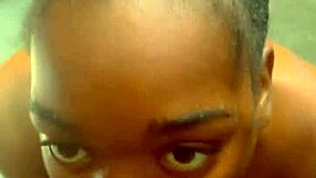 Ebony teen loves blowjobs!