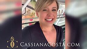 Trío travesti con tetona tatuada y polla negra gigante