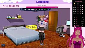 Vtuber LewdNeko Plays Harem Hotel Part 11 with Intense Anal and Big Tits Scenes