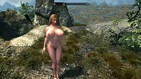 Big Boob Outdoor Sex in Doggystyle and Bent Over Positions