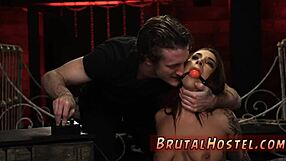 Young teen latex slave dominated!