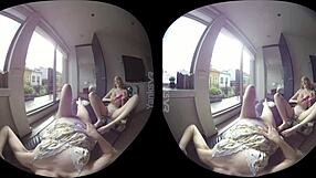 Lolita and Suzie’s aggressive and passionate lesbian scene in 3D