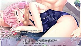 Akumeru Family - Yunagi Route Part 10 - Making My Stepsis Wet