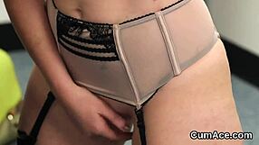 Flirty Honey Swallows Every Sperm Shot on Her Face in Bukkake Cumshot