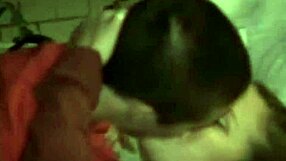 Hot blonde bent over in doggystyle threesome fucking at university, loving that big cock in her pussy