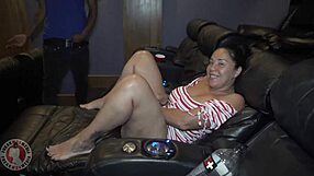 Me & My Homie Fucked Queen Rogue Doggystyle In The Movie Theatre!