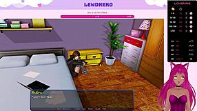 Vtuber Lewdneko Plays Harem Hotel Part 14 With Creampie