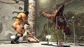 Hardcore in the Basement! Horny Students Tied Up and Slammed by Monster Cock!