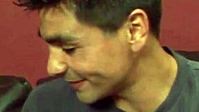 Skinny brunette in bikini rides lover, then gets doggystyle cum on hairy beaver