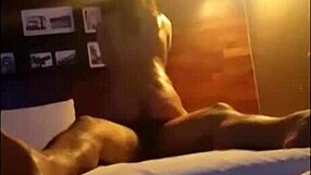 The chinese girl fucks her boyfriend and gives him a blowjob