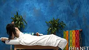 massage room session with relaxing techniques