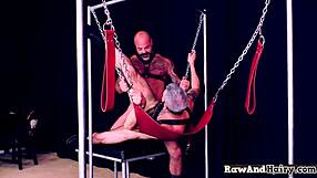 Watch this polar bear pounding that tight gay asshole bareback.