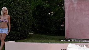 Chloé Lacourt and Vanessa Staylon Finger Wet Pussies in Glamour Lesbian Scene