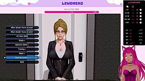 Vtuber Lewdneko Plays Harem Hotel Part 14 With Creampie