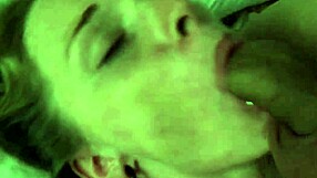 Deepthroat Gagging Cum Covered Facial on Big Natural Tits