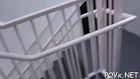 The teen couple's deep-throat blowjob led to intense hardcore fucking with small tits and cock