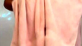 black girl sexy shower, wet and bathing solo