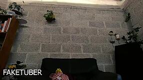 Show me your panties under that miniskirt, horny milf in POV