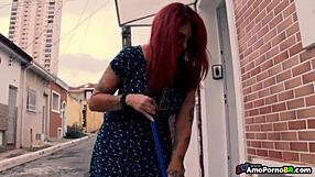 this hot blond euro babe getting a bukkake facial from the gloryhole, it's so classy and adorable