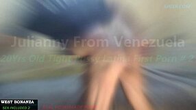 Exciting Debut Of 20-Year-Old Tight Latina From Venezuela