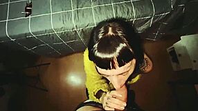 Paying Uber For Argentinian Latina's Intense Cumshot Session