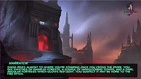 Legend Of Elmora Part 3 Features Rough Sex Against The Rocks With Big Tits In Public Outdoor Setting