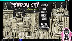 Femboy explores femdom city in episode one.