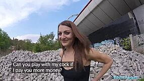 Intense Emotions Build As Brunette Cowgirl Rides Big Cock Outdoors In Public Agent Reality Fuck