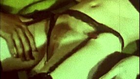 retro taboo vintage features hairy interracial group threesome in antique setting.