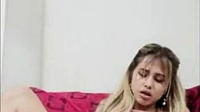 Sluty teen 18+ fingers big tits and ass on webcam