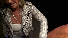 Hot Blonde Sucks Cock in Wild Swingers Foursome Party