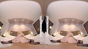 Emily Rights Swallows Big Cock Facial