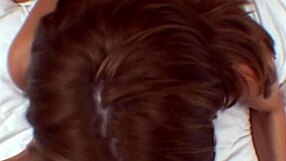 I gently rub a dick in her pretty face while she looks cute and sexy.