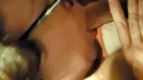 Milf Feels Intense Pleasure Sucking Step Cock Deeply