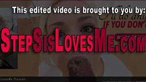 Can These Lesbian Stepsisters Ride Strapon Toys in POV Oral Fun?