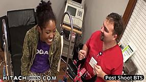 Doctor Tampa gives Lotus Lain wild wand orgasms, wow! 😍