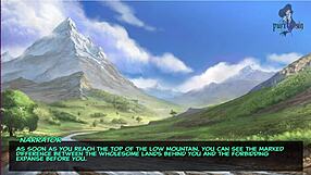 Legend Of Elmora Part 3 Features Rough Sex Against The Rocks With Big Tits In Public Outdoor Setting