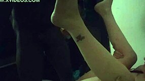 Look, he has her folded up diving deep with that big black cock!