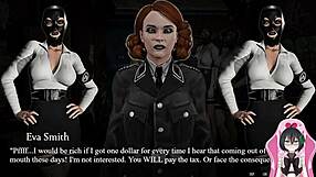 Femboy explores femdom city in episode one.