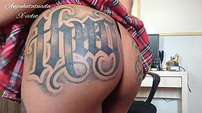 teacher absent today, so i masturbated my pussy fantasizing about him.