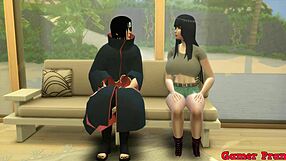 Itachi And Hinata's Romance Turns To Intense Anal Fucking, Filling Her With Cum As She Loves