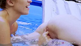 Hey, watch Stella Cox and Mary Kalisy skinny dipping together!