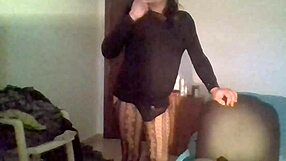 this shemale's monstercock is live on webcam. can you believe the size?