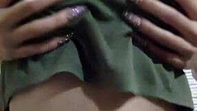 Teen Showing Her Big Tits While Having Some Fun