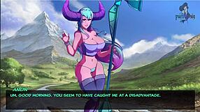 Legend Of Elmora Part 3 Features Rough Sex Against The Rocks With Big Tits In Public Outdoor Setting