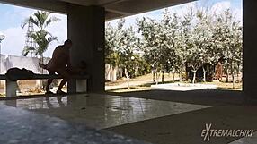 Twinks Fuck Hard Near Football Field With Friends!