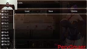 Karryn navigates level 3 in the prison chapter of the game