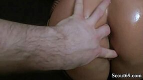 Horny milf in sexy lingerie gets hard anal fuck